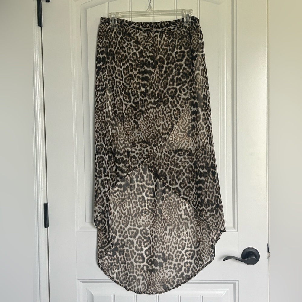 Leopard Print Skirt